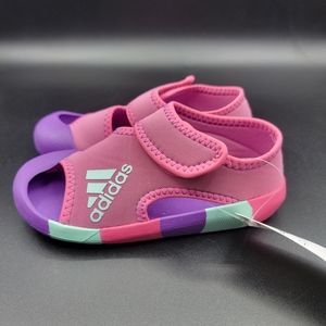 Adidas AltaVenture I Toddler's Water Shoe Size 9.5C Pink Purple Teal Girls New